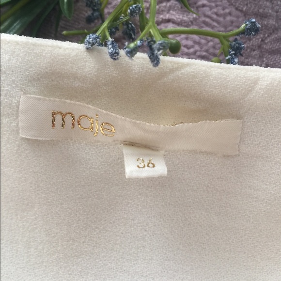 MAJE Fluxi Ruffled Crepe Mini Skirt - Picture 5 of 5